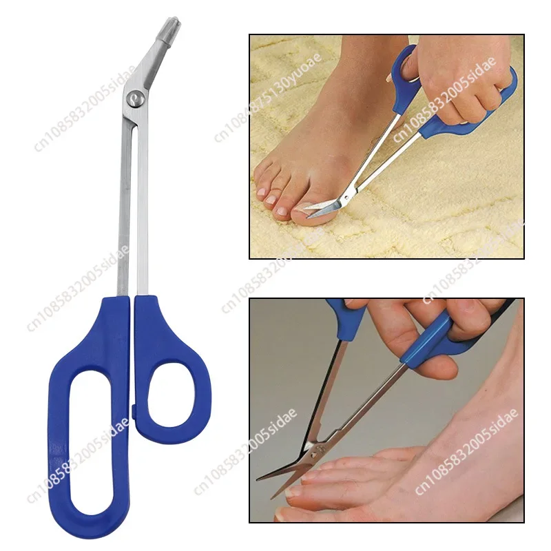 Nail Clippers Comfortable Grip Trimmer Cuticle Scissor Stainless Steel Thick Ingrown Nail Scissors Nail Care Tool for Men Women