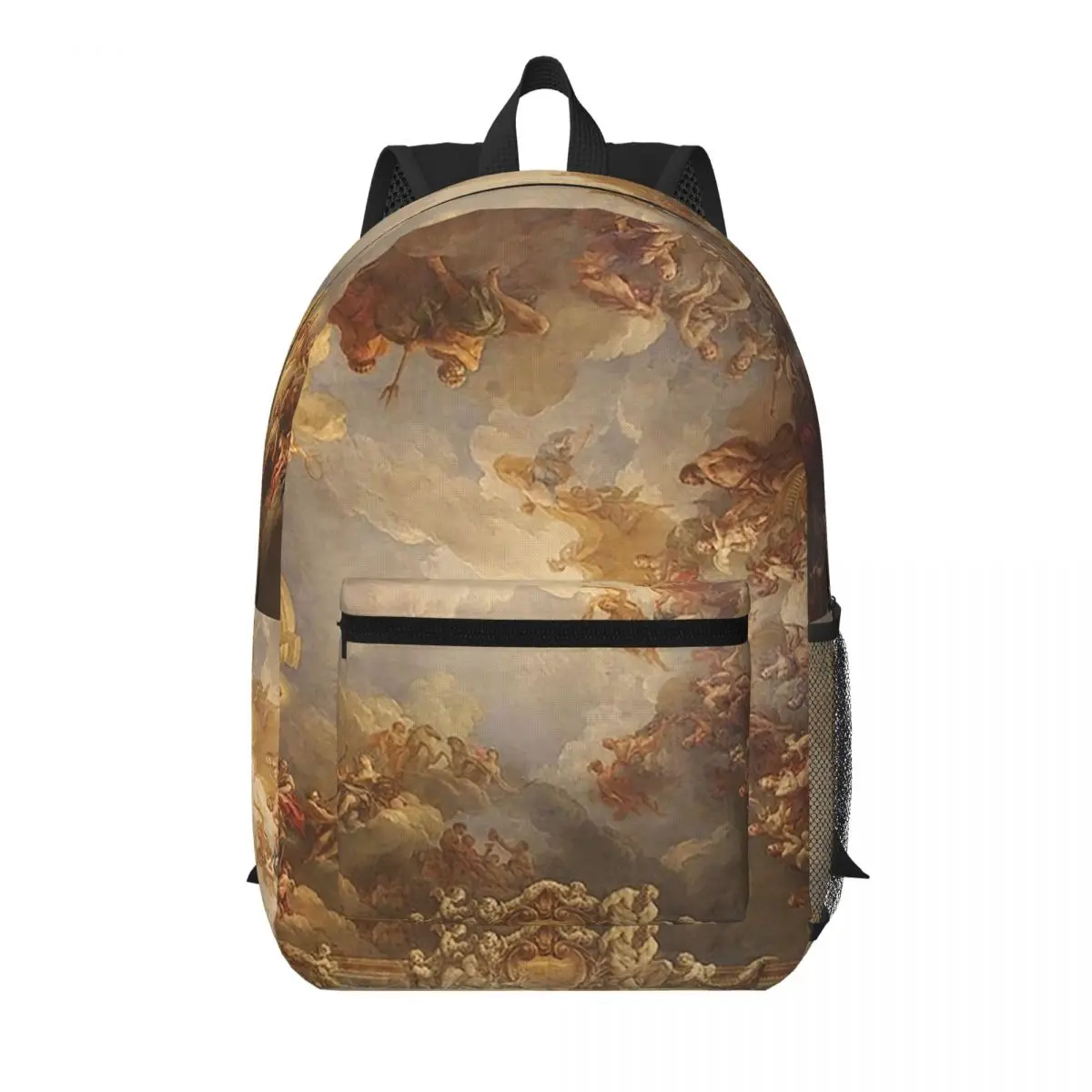

Brown Ceiling At Versailles Renaissance Panting Backpack School Bag Hiking Travel Daypack for Men Women Bookbag Shoulder Bags