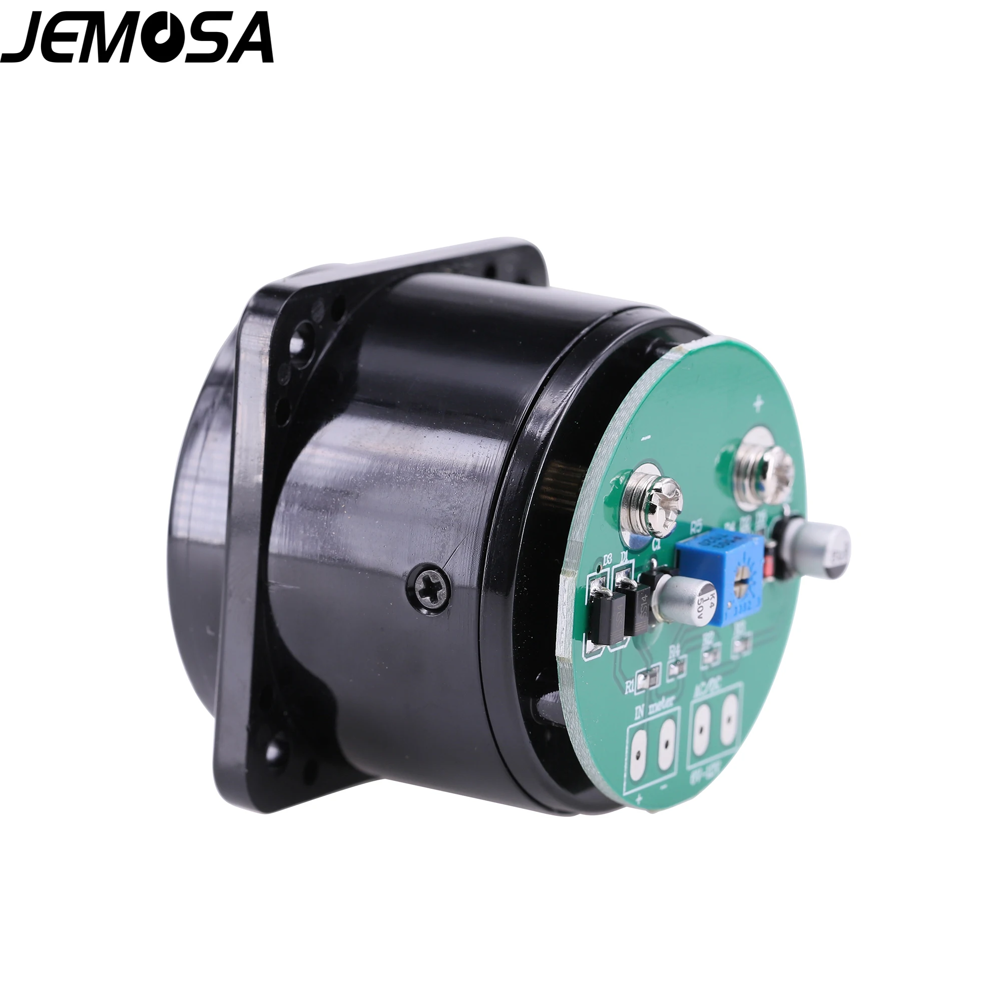 45mm VU Meter 500VU with Warm yellow Backlight Sound Pressure Meter+ VU level Audio meter driver board DC/AC 6-12V input