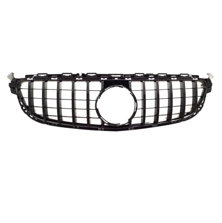 Automotive Parts Front Grille For Mercedes AMG C63 W205 Upgrade GTR Style Radiator Grille 2015-2020