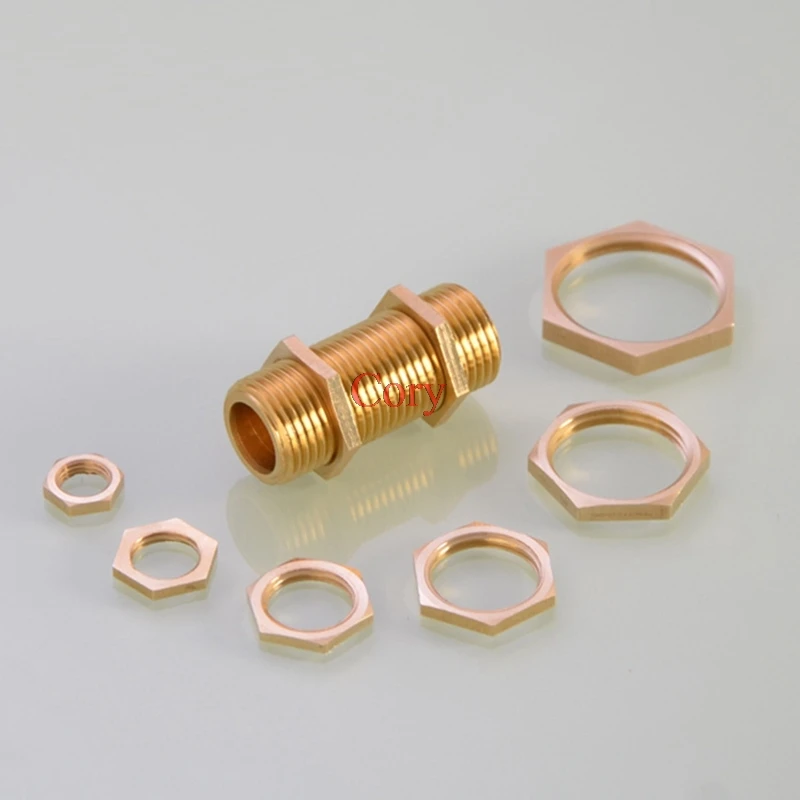 Brass Hex Lock Nuts Pipe Fitting /8