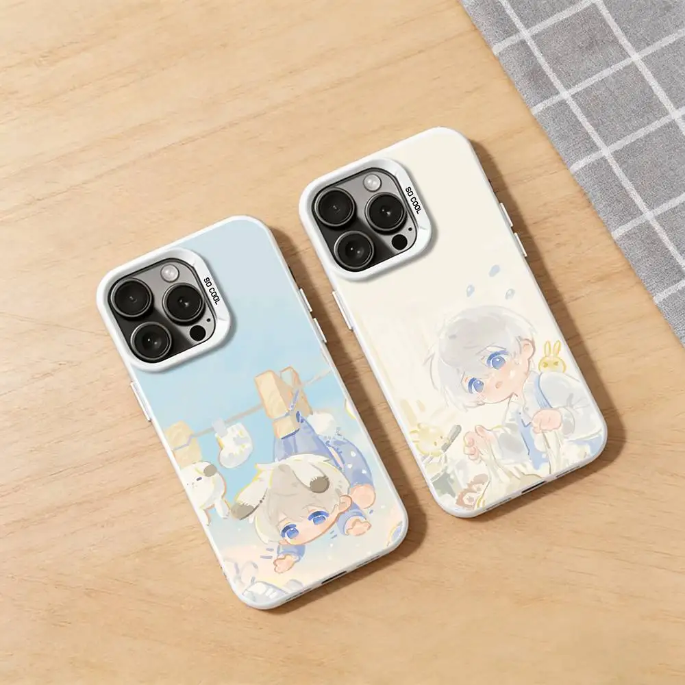 

Love D-Deepspace X-Xavier Phone Case for iPhone 17 16 Pro Plus X XS Max Air Mini 15 14 Soft Shockproof Cover