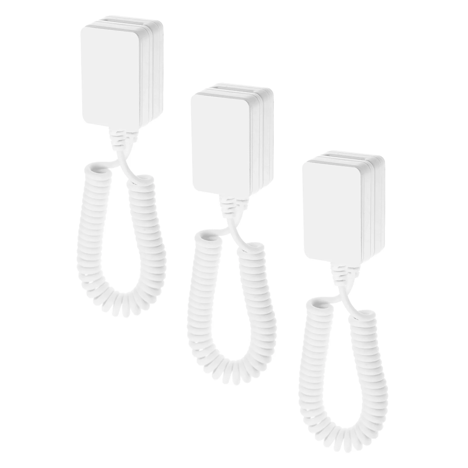 

3Pcs Remote Control Retractable Leash Multi Functional Anti Lost Cord with Adhesive Hook for Devices Remote Control Tether