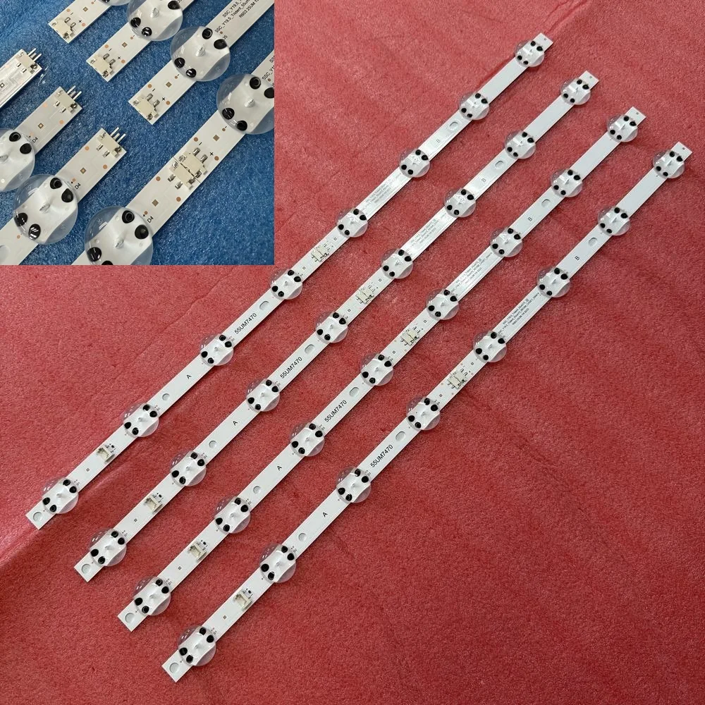 LED Backlight Strip 8LED for 55um7610plb TVIT_Y19_55UM73/75 55UM7340 55UM7650PSB 55UM7470PSA 55UM7520PSB 55UM7300AUE 55UM7340PVA