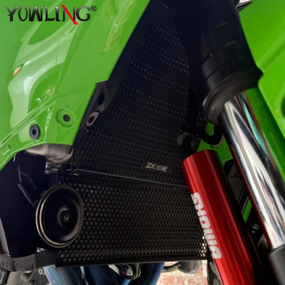 ZX10R 2025-2026 Motocycle Radiator Guard Grille Cover Cooler Protector For Kawasaki ZX-10R ZX-10RR 2021 2022 2023 2024 ZX10RR