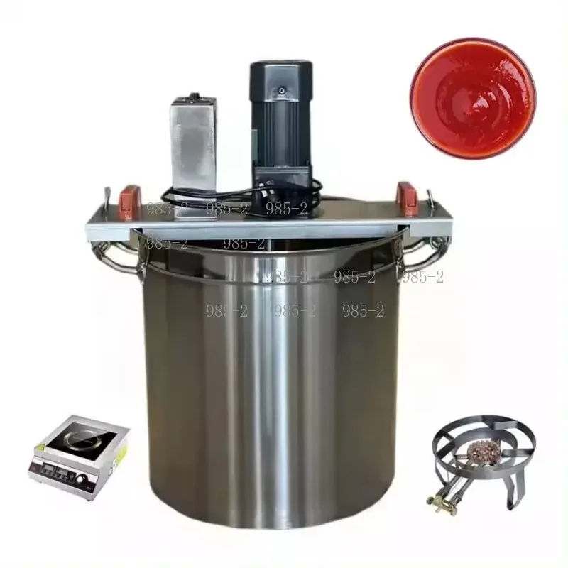 Automatic Stirring Cooking Mixer Commercial Use Frying Paste Jam Processing Equipment