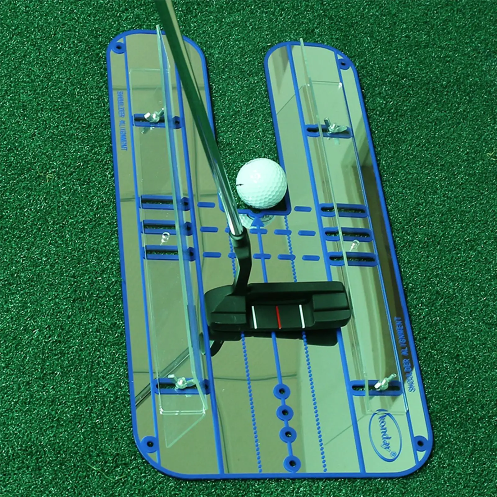 Golf Putting Mirror Alignment Training Aid Swing Line Trainer Eye