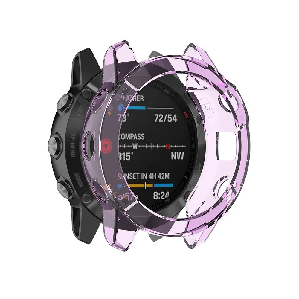 Soft TPU สำหรับ Garmin Fenix 6 6S 6X สมาร์ทนาฬิกากรอบ Protector กรอบสำหรับ6 Pro 6S Pro 6X Pro ซิลิโคนกรณี