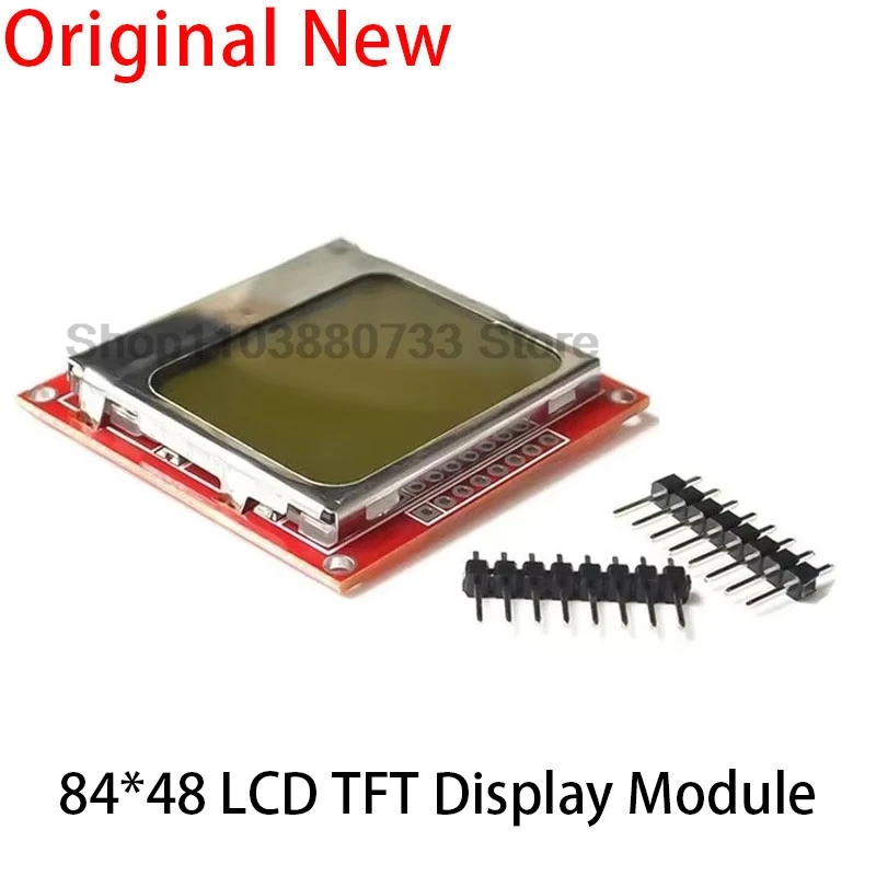 High Quality 84X48 84x84 LCD Module Red baseboard White Backlight Adapter PCB For Nokia 5110