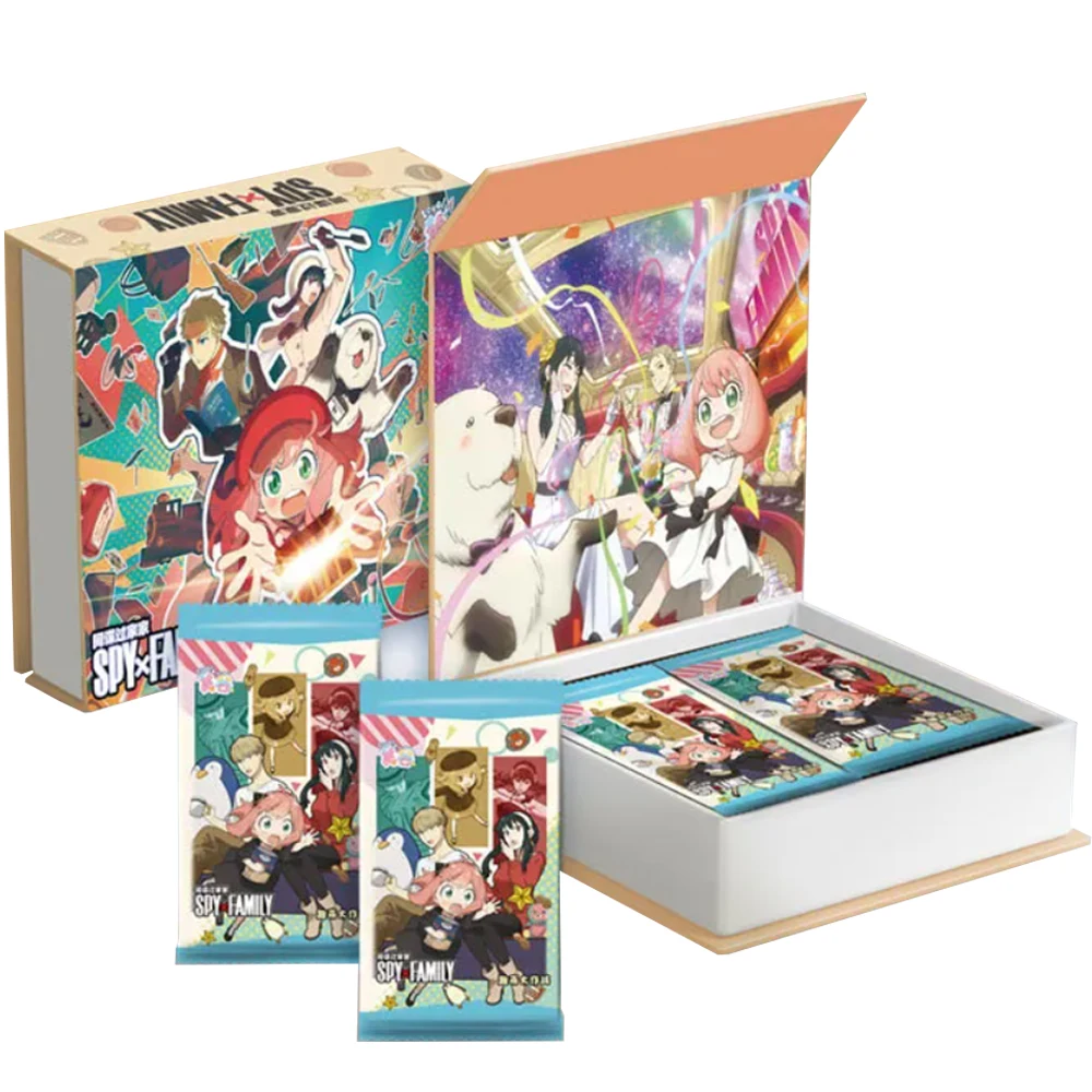 

Authentic Spy X Family Anime Collectible Card Full Box Featuring Anya Forger and The Forger Family Exquisite Collected Card Gift