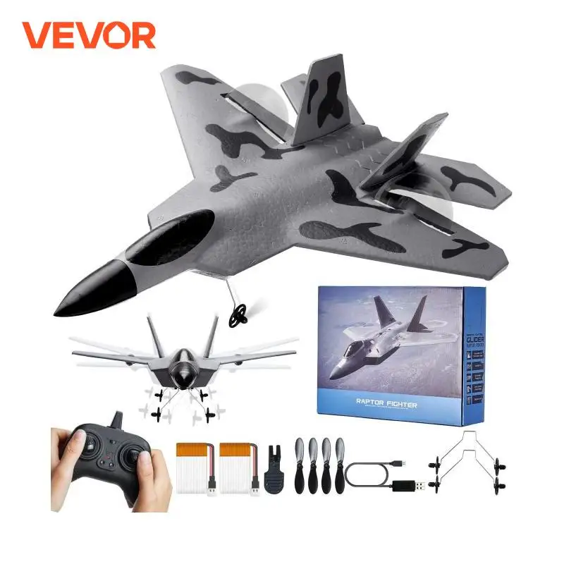 VEVOR-طائرة شراعية طائرة بجهاز تحكم عن بعد ، طائرة بجهاز تحكم عن بعد ، ألعاب رغوة EPP للأطفال ، مثبت 6 محاور ، طائرة من نوع G ، هدايا ،