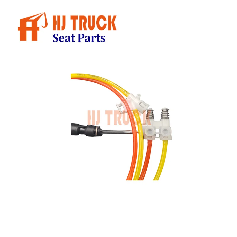 Válvula de Control de asiento de camión ISRI, 5 piezas, 0009190794, tubo de aire, ABS, PVC, resistencia al desgaste, juego de cables de reparación de asiento, duradero, fácil de instalar