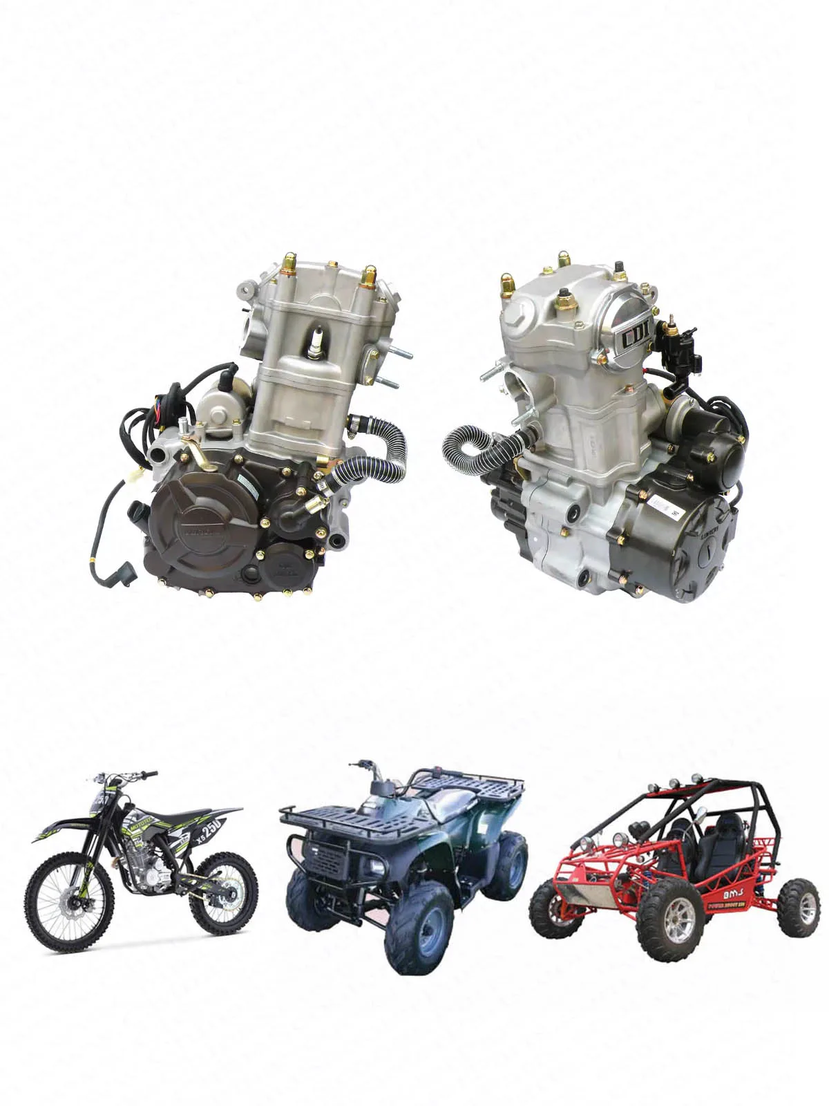 CB250 LONCIN ZONGSHEN  250 250cc water cooled engine piston Gasket sets 70mm 16mm  bore dirt bike atv quad