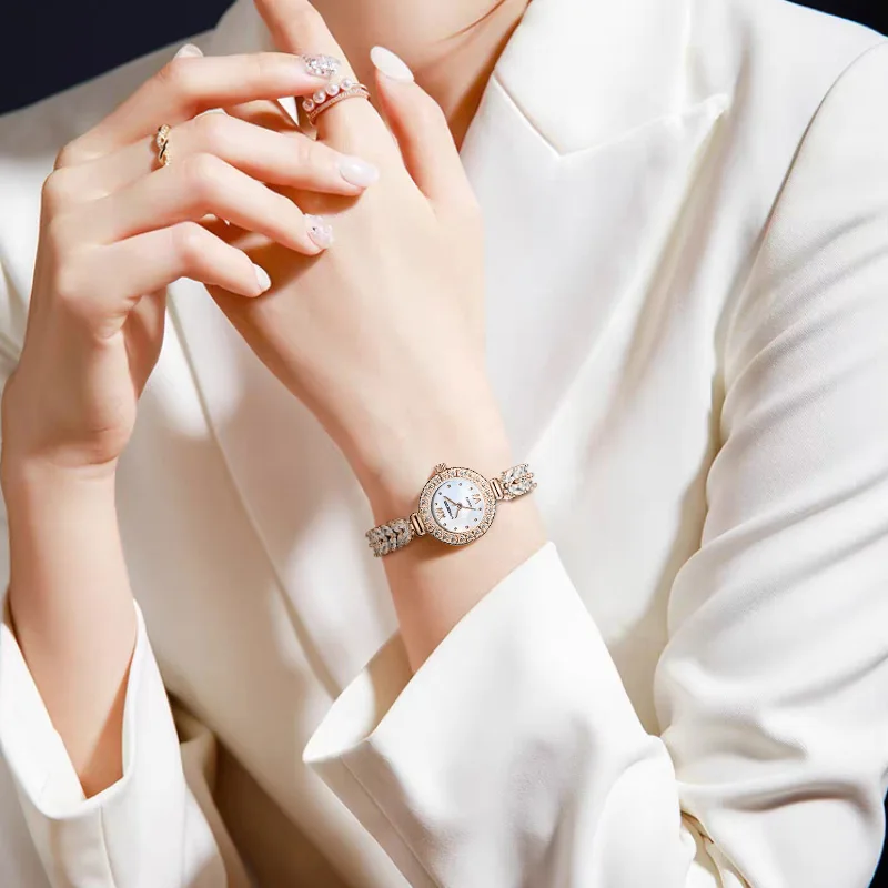 Mige brand mermaid quartz watch female fashion Crystal high-grade sense to send girlfriends girlfriend gift