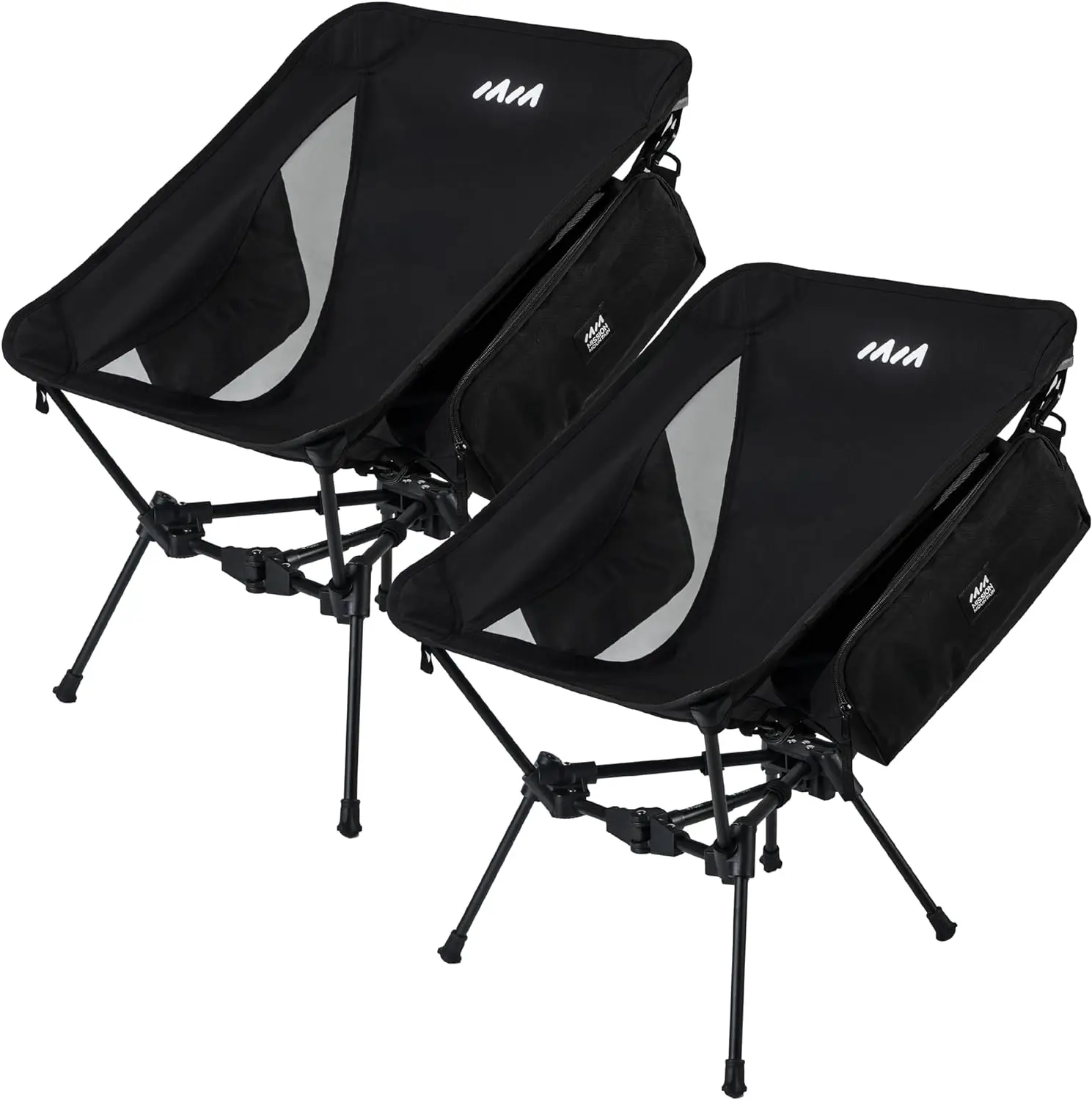 

Foldable Chairs for Camping, Hiking, Travel, Beach and Picnic (2 Pack)