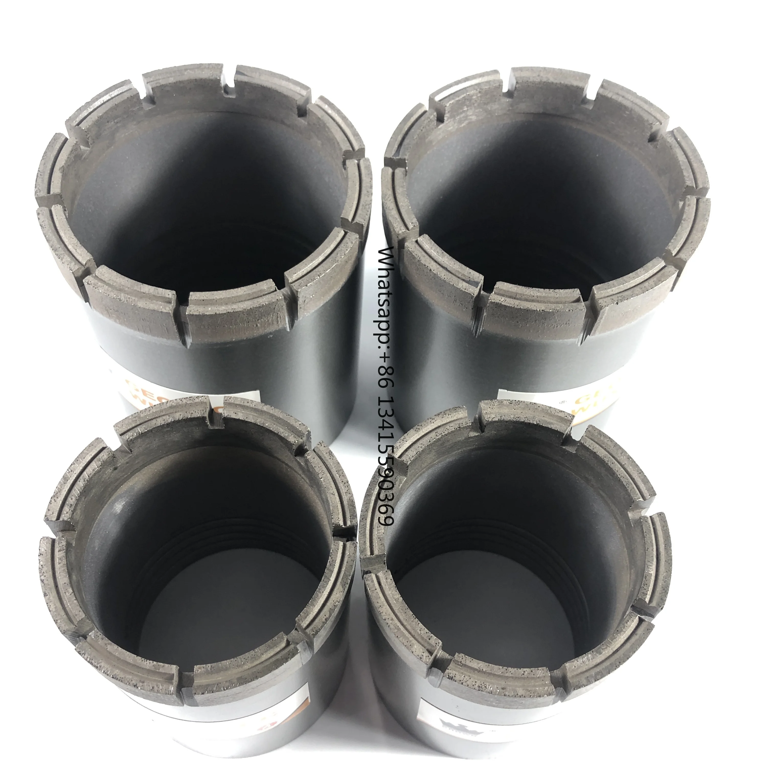 Geotec  CROWN NQ HQ HW HWT BW NW HW Impregnated Diamond Casing Shoe Bit