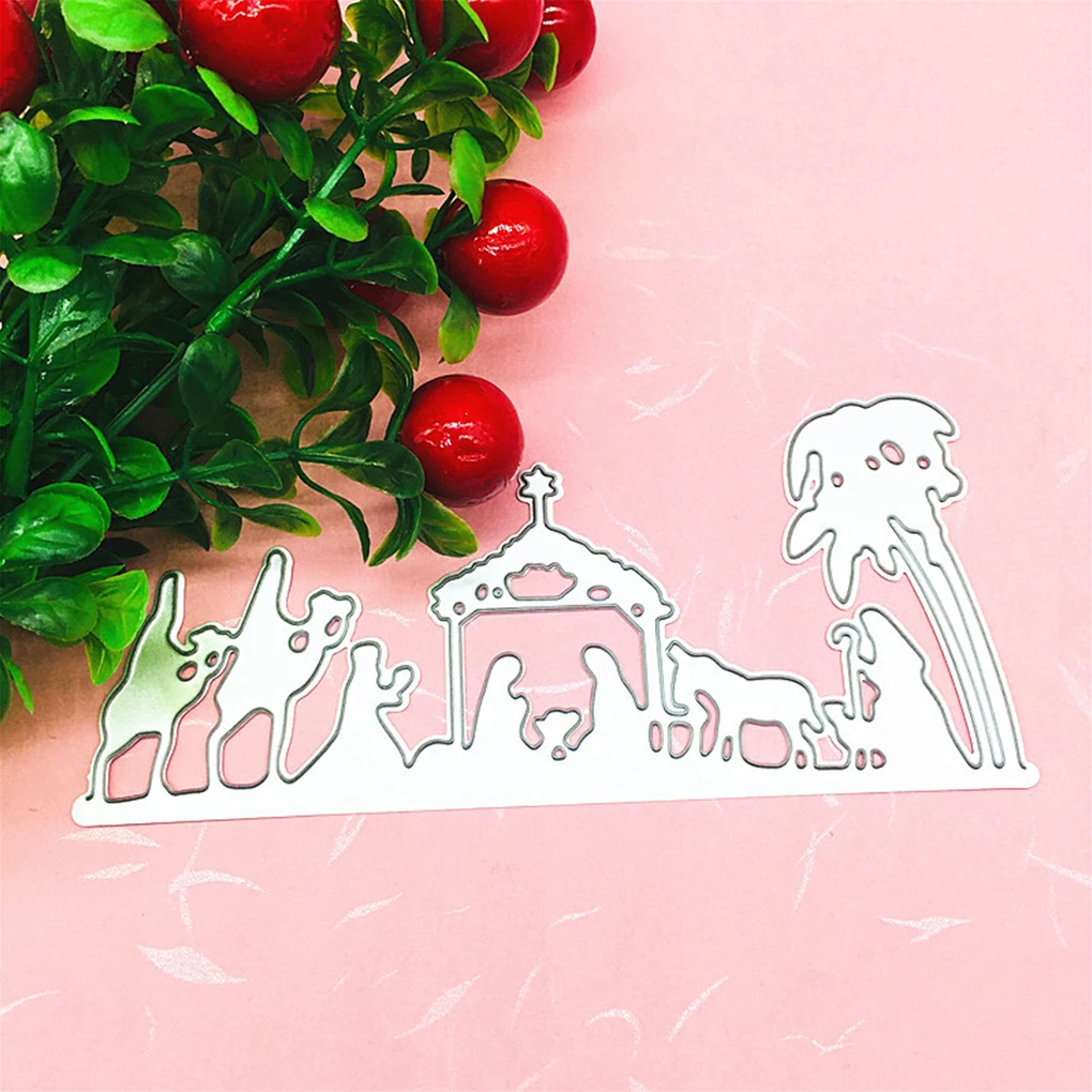 Carbon Steel Reusable And Rustproof Cutting Dies Stencils Christmas-themed Crafts For Scrapbook