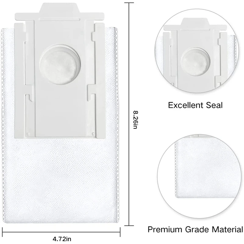 Bolsas de polvo para aspiradora, accesorios de estación de limpieza para Samsung VCA-RDB95 Jet Bot + Jet Bot AI + Robot