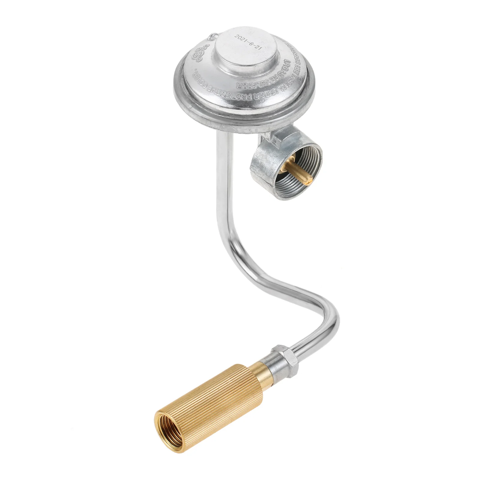 1LB Propane Regulator with Fitting for Coleman Roadtrip LEX LXX LE Series Portable Grill Replace C001, 5010000743 Tank Adapter