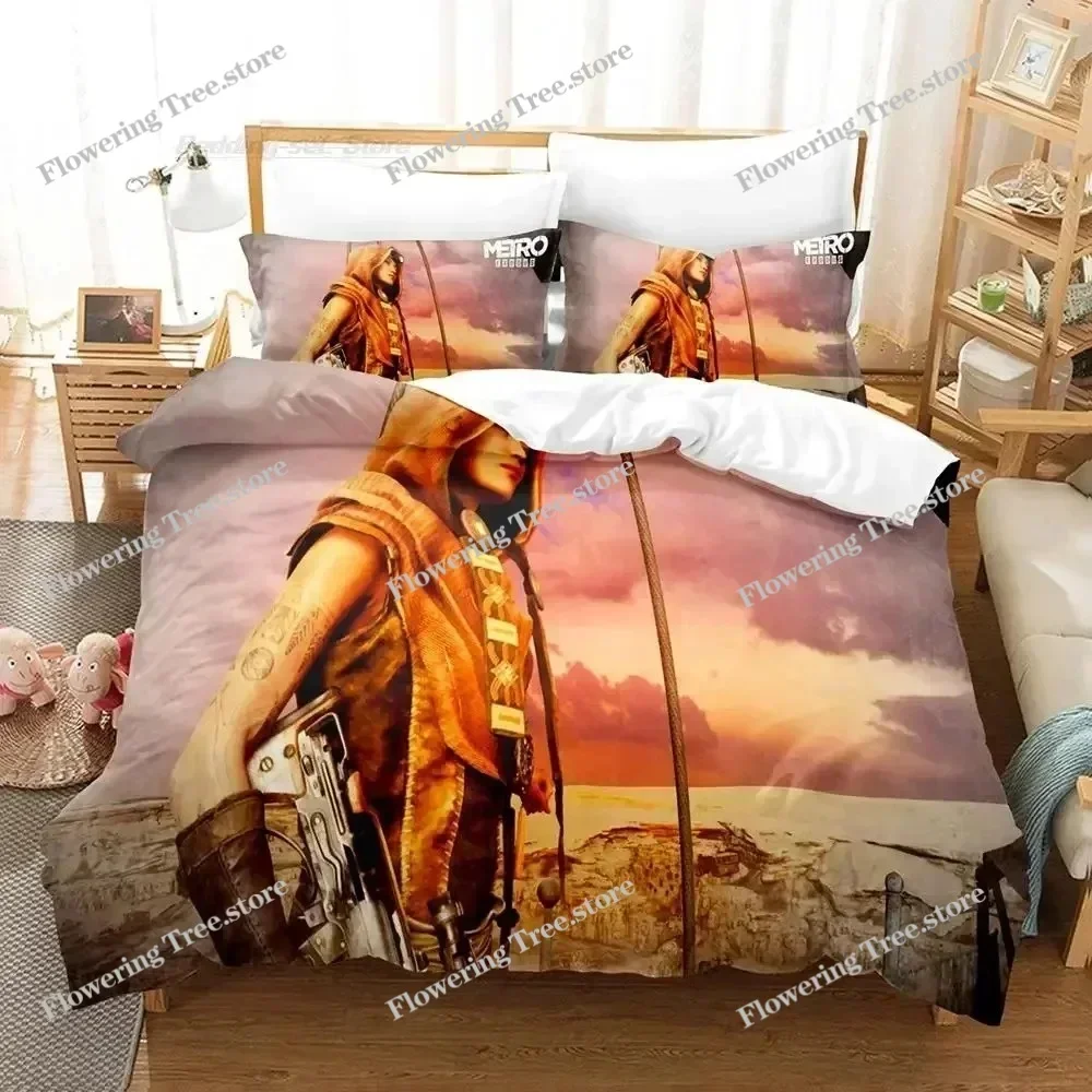 

Metro exodus Bedding Set Single Twin Full Queen King Size Bed Set Aldult Boy Bedroom Duvetcover Sets 3D Print 2025 aliexpress uk