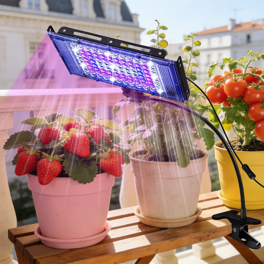 調節可能なグースネック96-led育成ライト、鉢植え用、母の日やイースターガーデニング用の植物育成ランプ