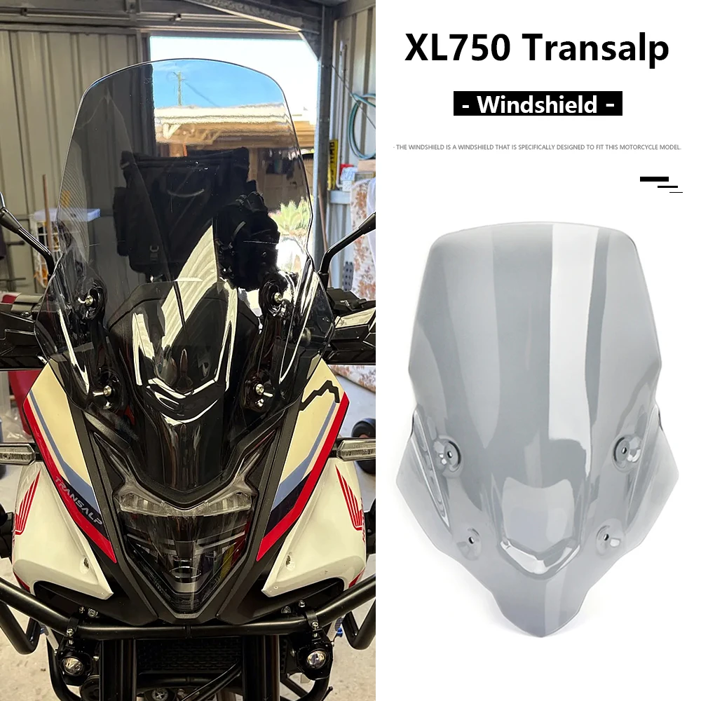 

Motorcycle Accessories Wind Deflector For Honda XL750 Transalp XL 750 TRANSALP 2023 2024 Windscreen Windshield 3 Color