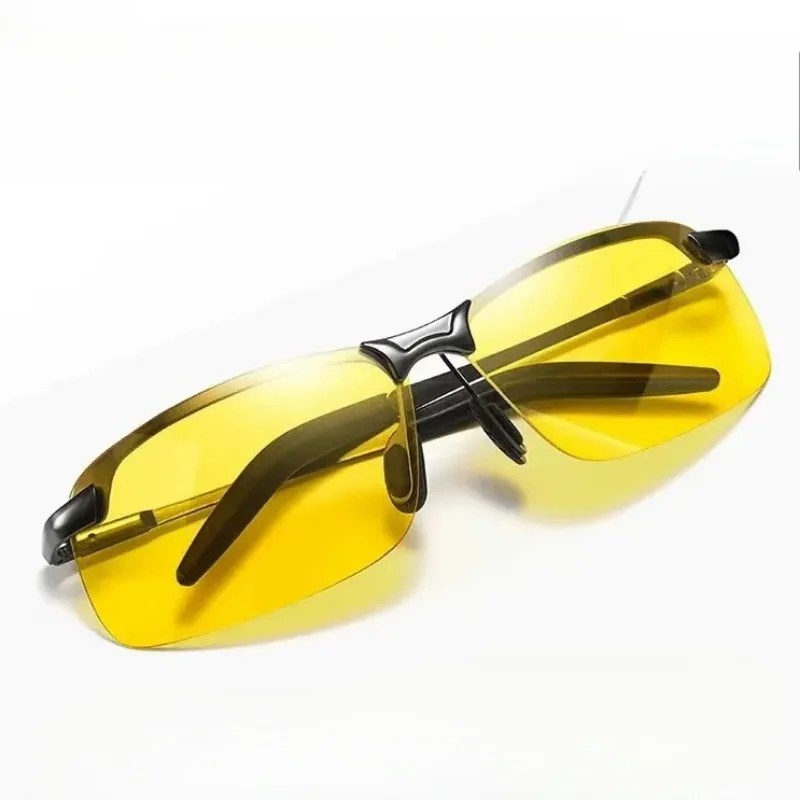 4pcs Half Frame Square Frameless Cutting Design for Male and Female Sunglasses, Comfortable and Stable To Wear
