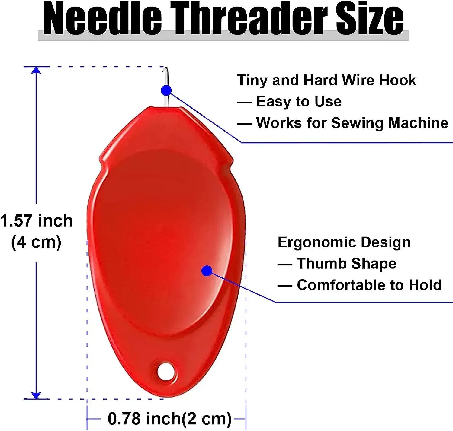 10Pcs Easy Automatic Needle Threader Elderly Guide Needlework Accessory DIY Home Hand Machine Sewing Tools