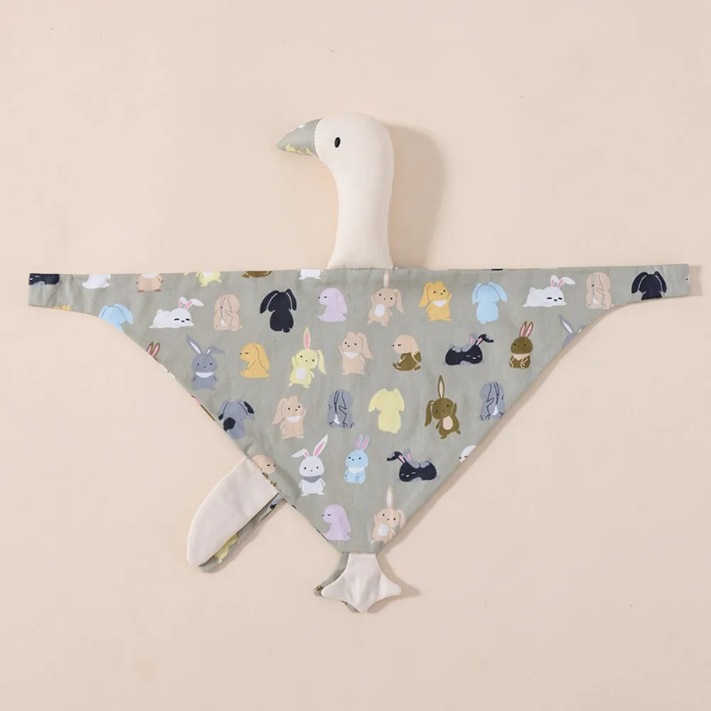 Pure Cotton Goose Baby Sleeping Soothing Pillow Swan Newborn Saliva Towel Interactive Ornaments Gooses Snuggle