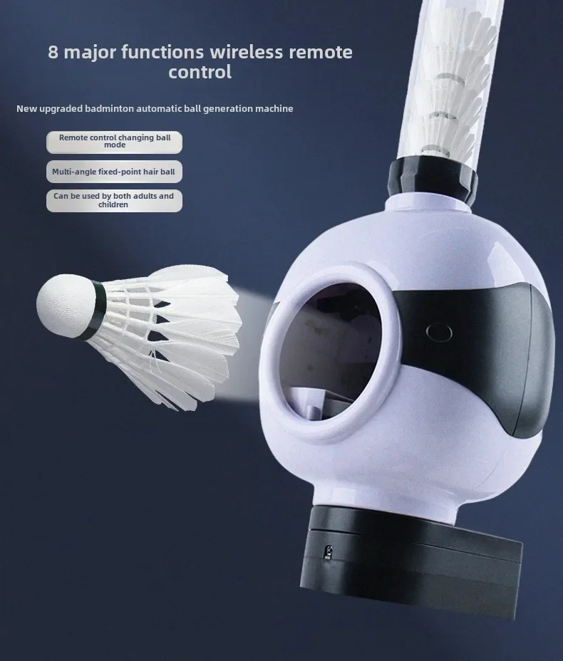 Badminton serve machine single sparring practice