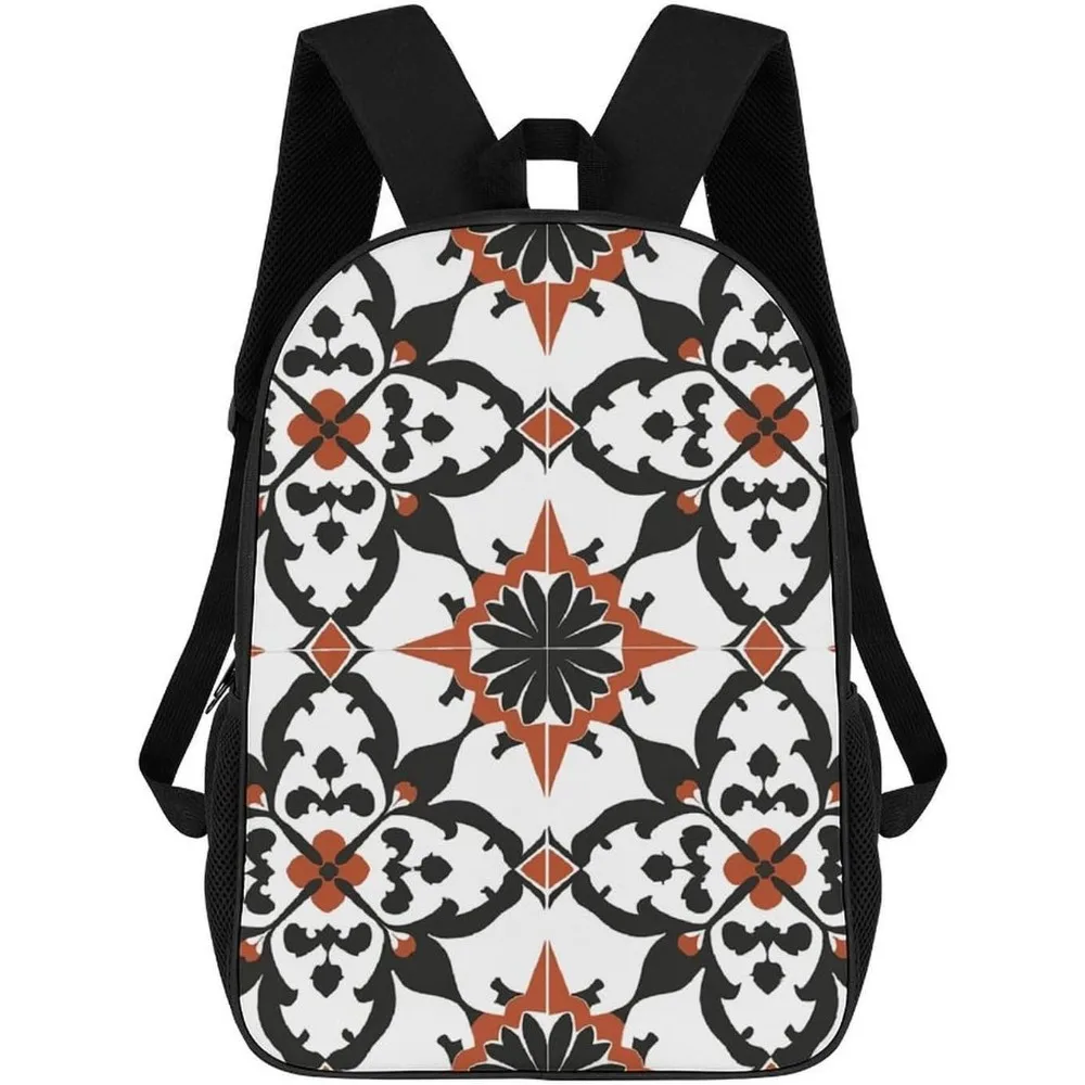 

Pattern Red Black Bookbag - Ultra Lightweight Portable Backpack Work Travel Backpack For Men Women Fits 16 Inch Notebook