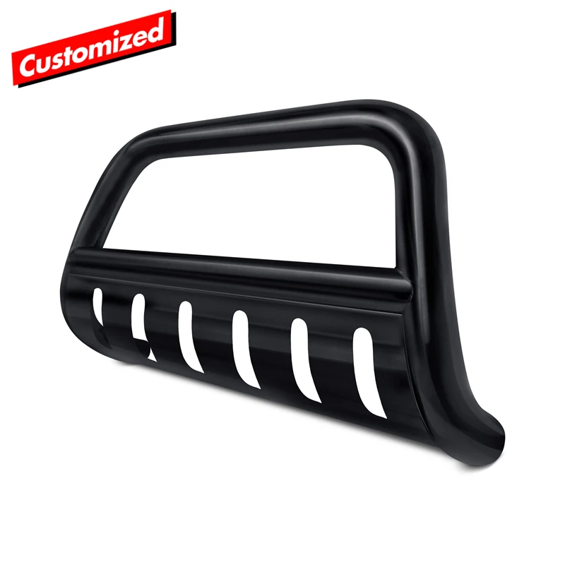 Factory Custom Universal Professional Auto Parts Grille Guard Bull Bar Front Bumper Steel Guard