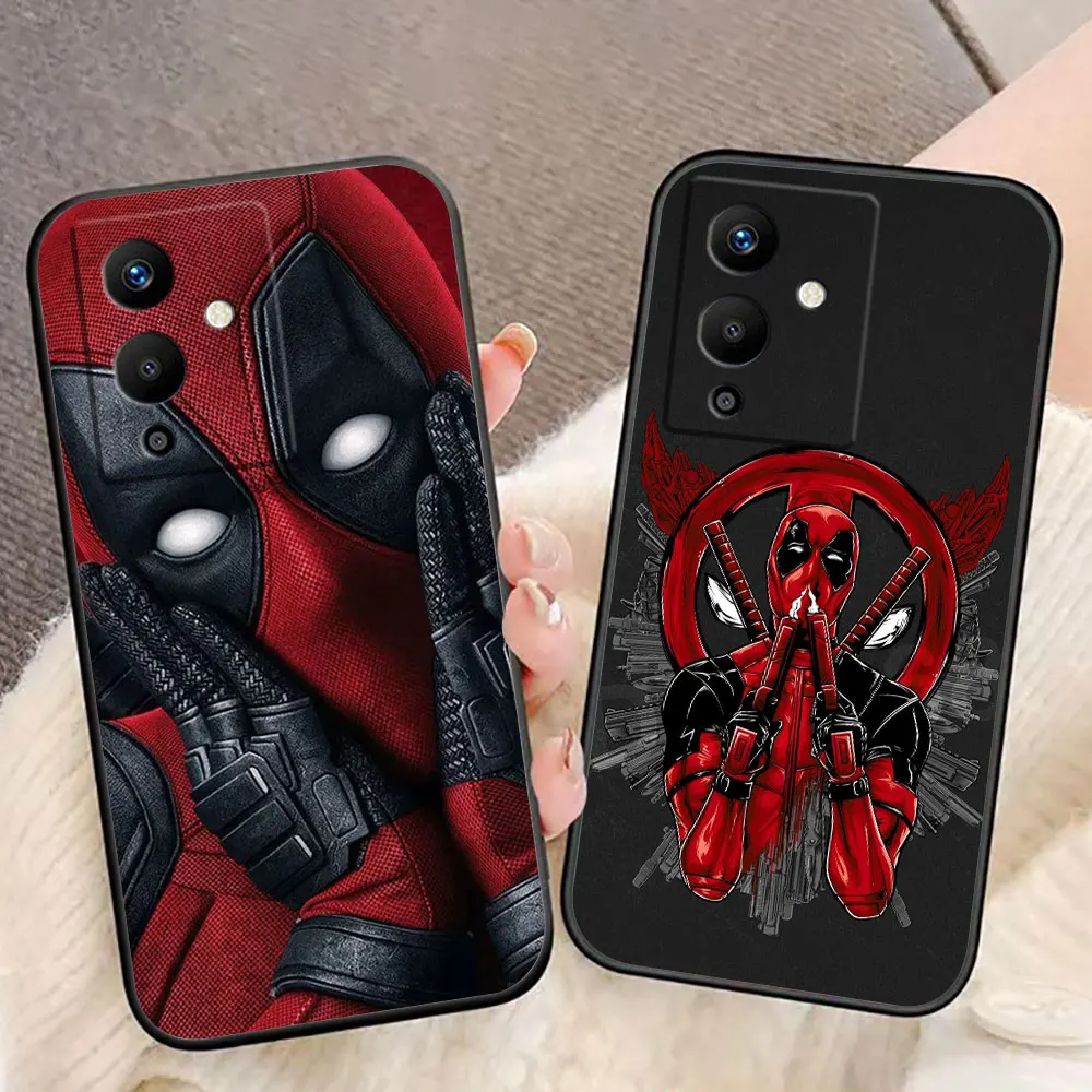 Marvel Deadpool Phone Case For Infinix TECNO POP SPARK SMART 5 6 7 8 20 20C CAMON 20 30 POVA 6 5 4 2 NEO 2 ZERO 30 20 Case Funda