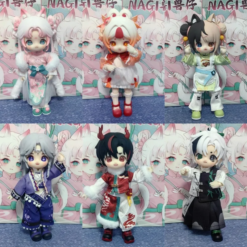 

Hot Sale Nagi 4 Exchange The Untrammeled Traveler Series Ob11 1/12 Bjd Gift Figure Toy Cute Action Anime Figures Dolls Xmas Gift