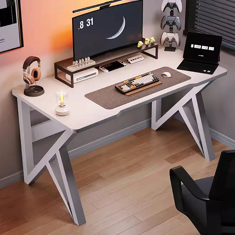 

Student Bedroom Computer Desks Writing Executive Modern Floor Gaming Desk Luxury Metal Mesa De Escritorio Theater Furnitures