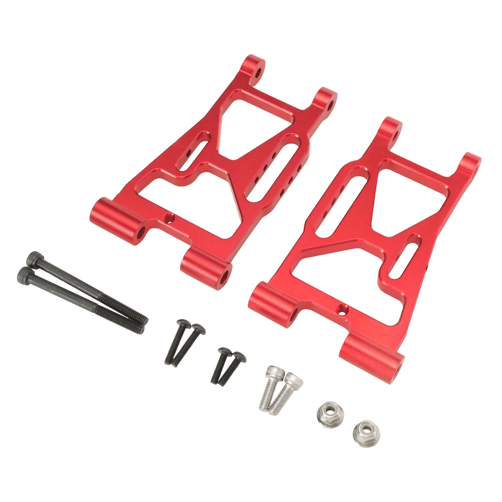 

MJX Hyper Go 1/7 7303 Передний нижний рычаг управления радиоуправляемого автомобиля, металлические детали для обновления P73220, замена комплекта рулевых тяг подвески