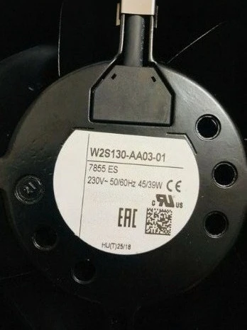 Brand New W2S130-AA03-01 Pipe Shaft AC Axial Fan 230V 50/60Hz 2P 45/39W Fast Delivery