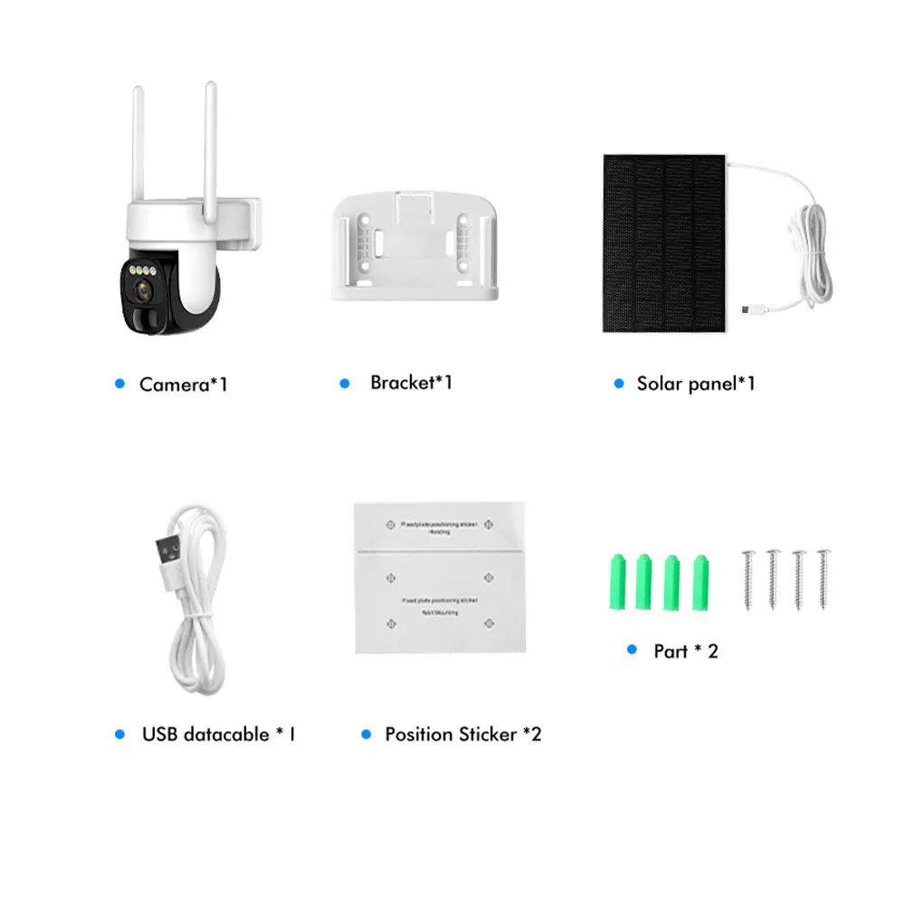 Outdoor Wireless Cameras Wide-Angle Lens HD Live Streaming Smartphone App Easy Installation