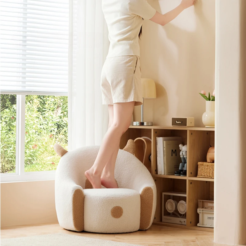 Girl Soft Sofa Chair Unique Filling Individual Modern Sofa Puffs Floor Woonkamer Banken Sofaset Furniture For Living Room