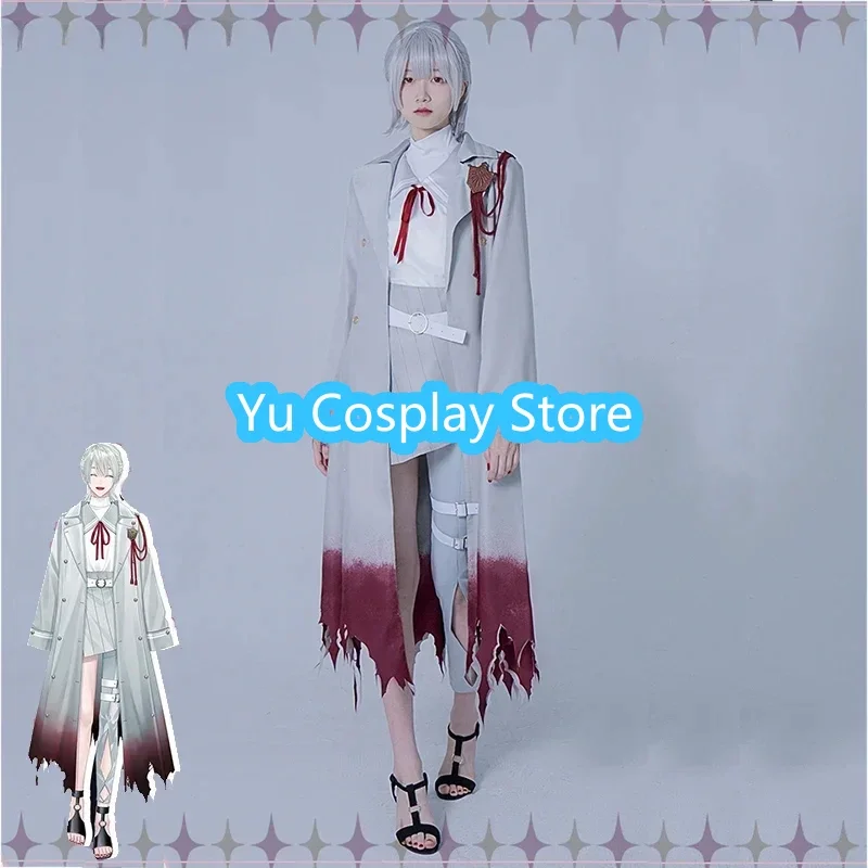 

Genzuki Tojiro Cosplay Costumes Vtuber Cosplay Suit Coat Top Skirts Anime Clothing Halloween Carnival Uniforms Custom Made