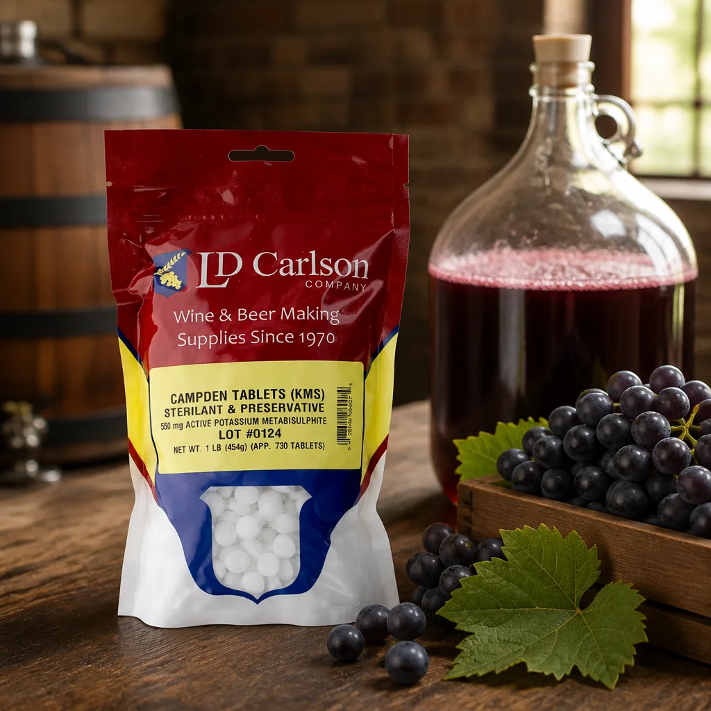10 Tablets Aluminum Bag Use to Pack Wine Brewing Water Cleaning for Beer