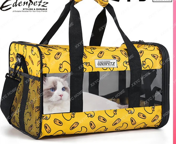 Pet Go out Portable Handbag Large Multifunctional Portable Crossbody Foldable Cat Bag Dog Bag cat cage for travel