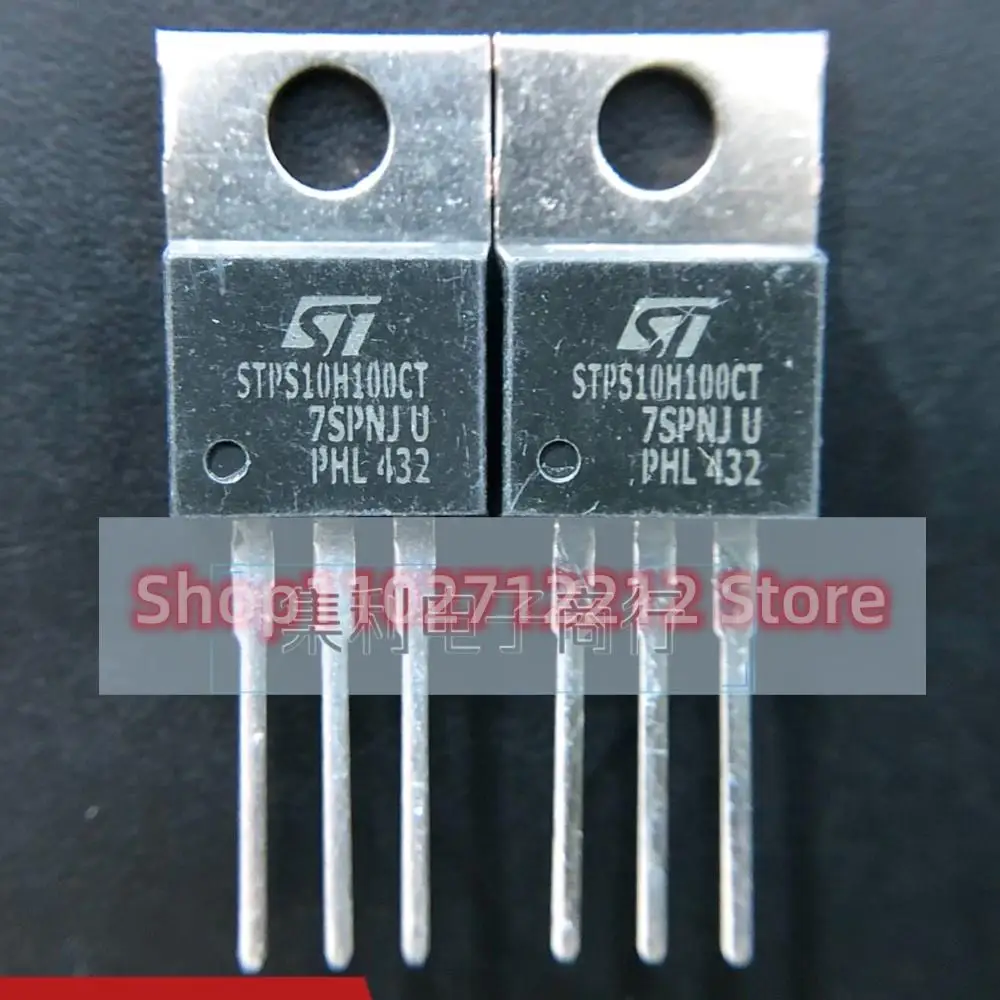 5PCS-10PCS  STPS10H100CT  TO-220  10A 100V Imported NEW Original  Best Quality