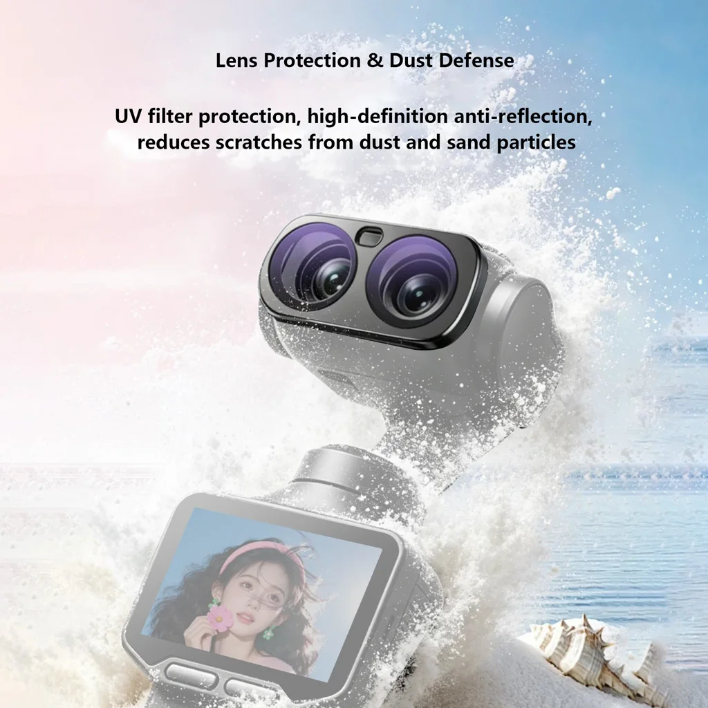 ND8 ND16 UV CPL 1/4 Black Mist Objektivfilter Magnetischer Objektivfilter für Insta360 Luna Ultra Vlog Handheld Gimbal Action-Kamera-Objektiv – Detail 6