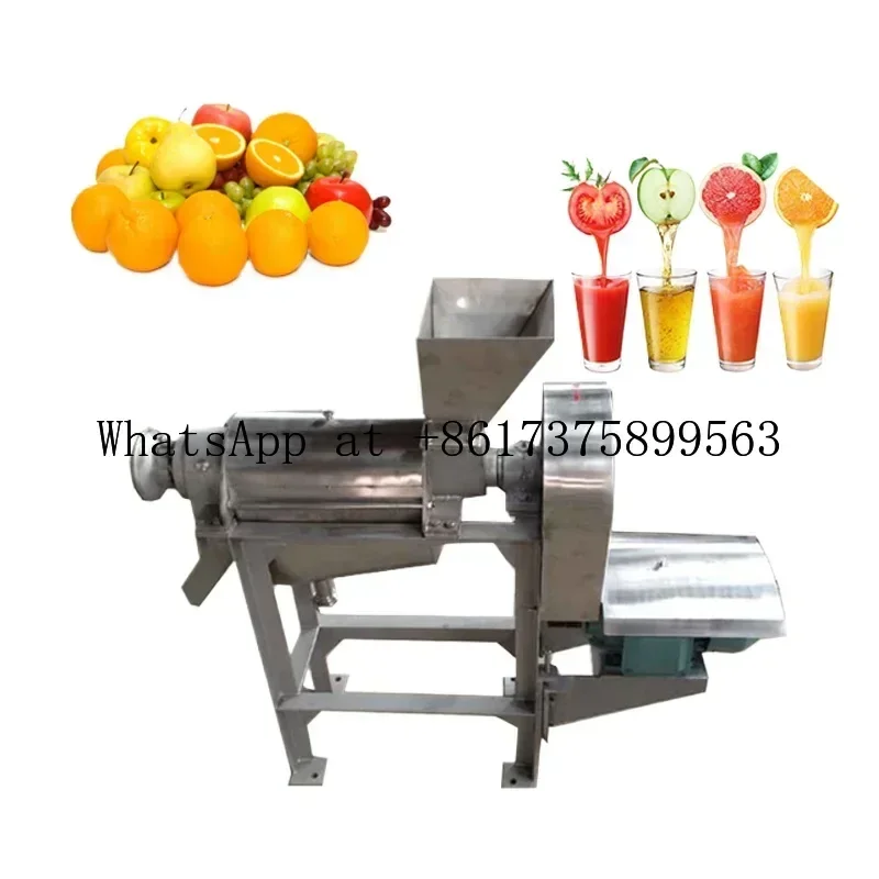 High Capacity Commercial Hawthorn Berry Juicer Spiral Fruit Juice Extractor Lab Furniture