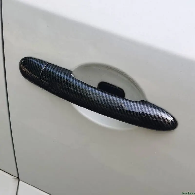 For Renault LAGUNA 2 2001 2002 2003 2004 2005 2006 2007 Carbon Fiber Chrome Car Door Handle Covers Trim Styling Accessories