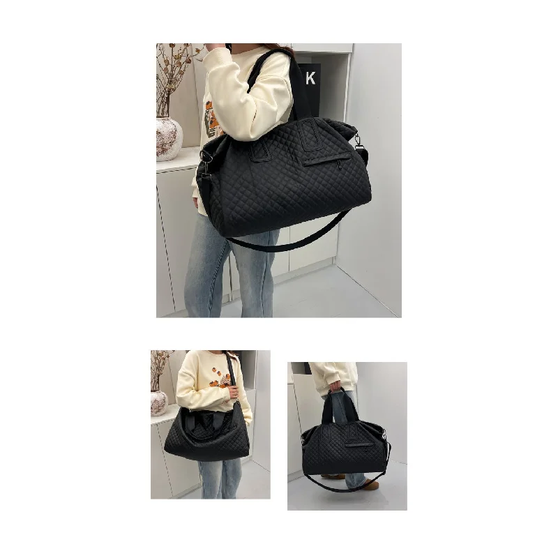 

Stylish Vintage Tote Bag Large Capacity For Business Women Commuter Minimalist Luxury Leather Solid Color