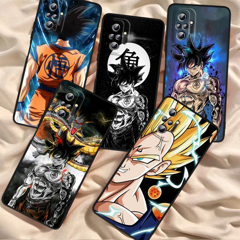 Funda de teléfono suave de Anime de lujo para Xiaomi Redmi Note 13, 12R, 12S, Turbo 11, 11T, 11S, 10, 10S Pro Plus, 5G, color negro