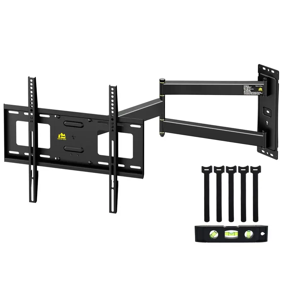 Corner TV Wall Mount Long Arm TV Mount for 2665 TVsEasy to Install Single Stud Design 33 of Smooth Extension Plus Swivel,Tilt,Ho