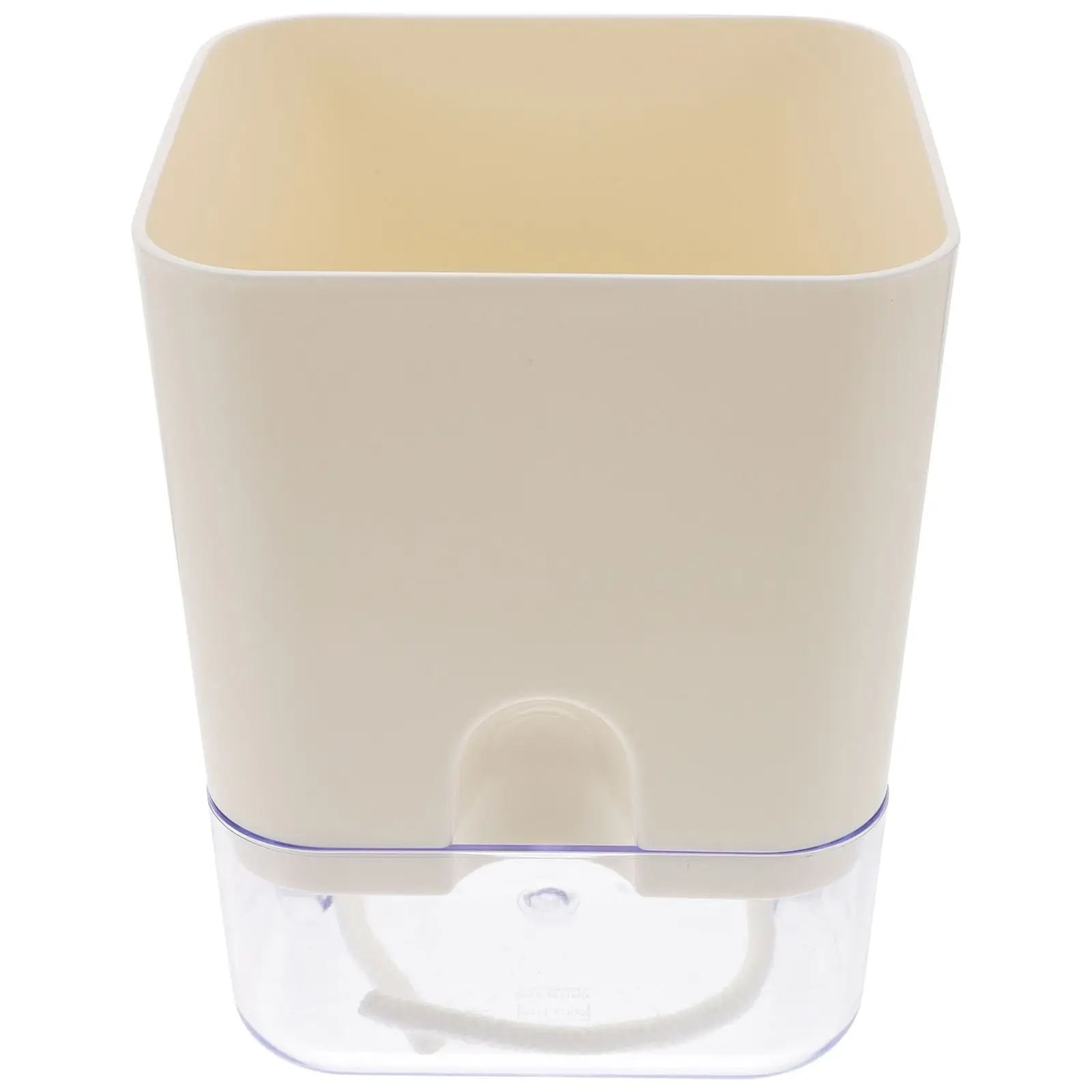 

Self Watering Planter Automatic Flowerpot Plastic Pots Square Succulents Container Moisturizing Double Layer